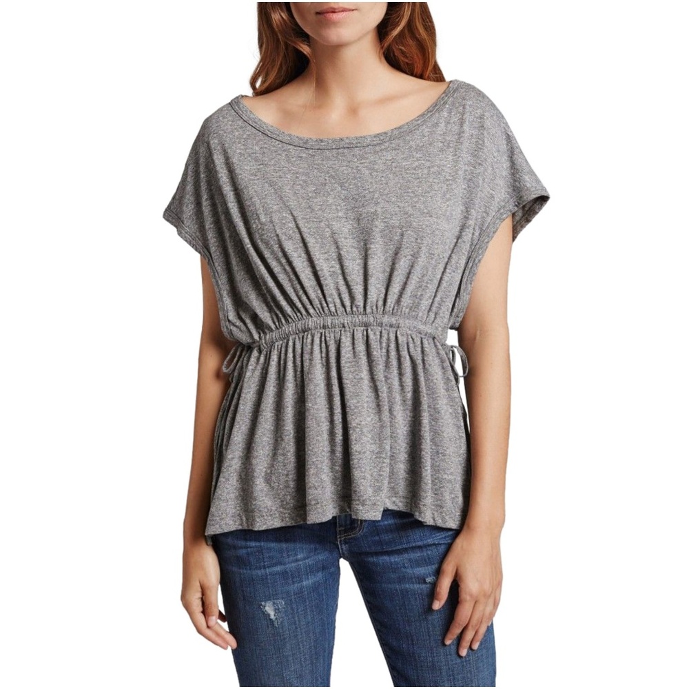 Current/Elliot Knit Sawyer Top Heather Grey